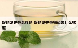 好的龙井茶怎样的 好的龙井茶喝起来什么味道