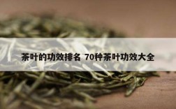 茶叶的功效排名 70种茶叶功效大全