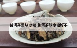 普洱茶里放冰糖 普洱茶放冰糖好不