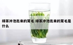 绿茶冲泡出来的茸毛 绿茶冲泡出来的茸毛是什么