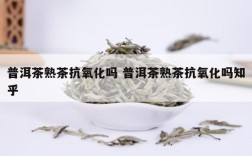 普洱茶熟茶抗氧化吗 普洱茶熟茶抗氧化吗知乎